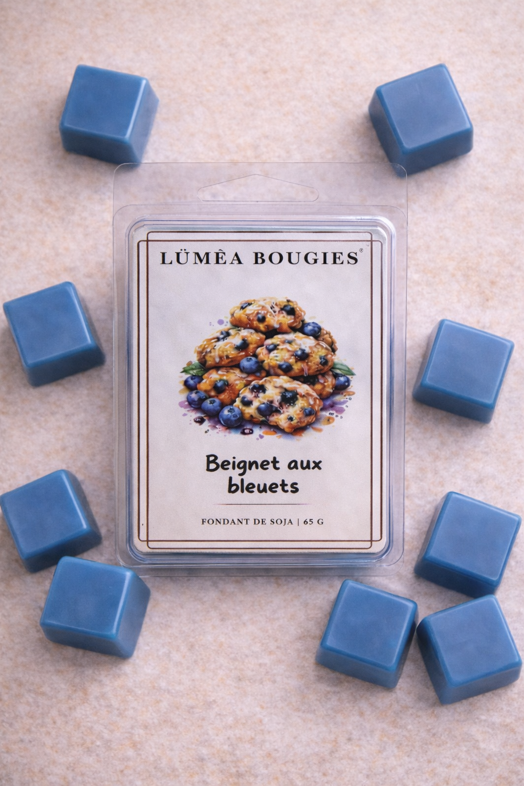 Beignet aux bleuets
