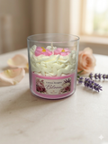 Chandelle artisanale parfumée Jasmin & Chèvrefeuille à la cire de soja fabriquée au Québec