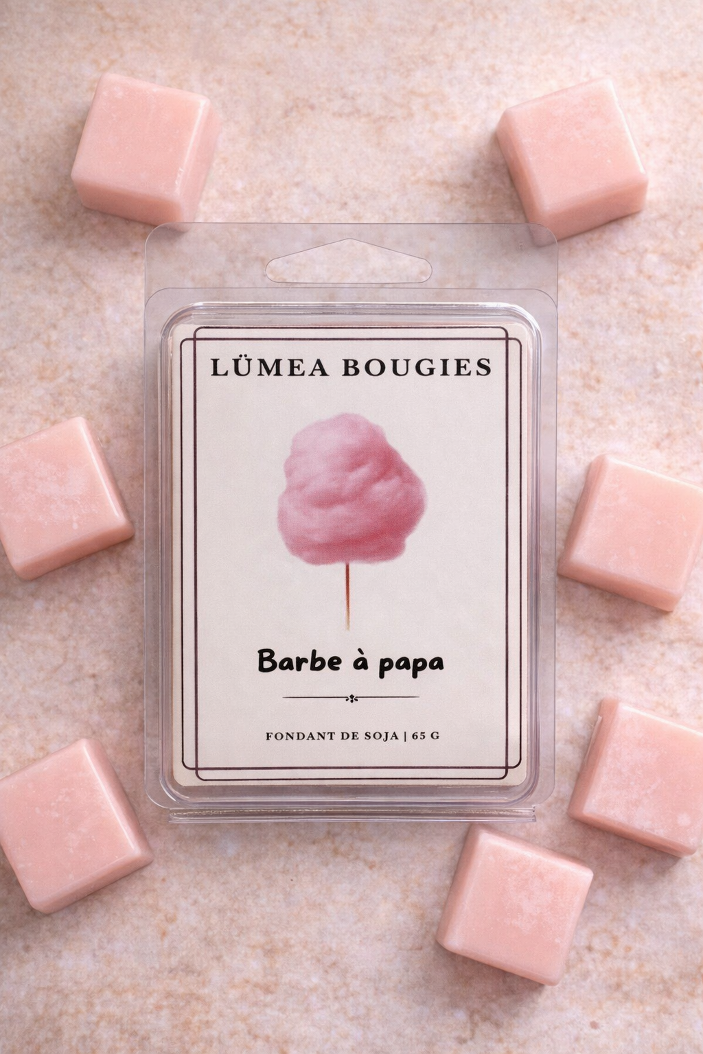 Fondant parfumé Agrumes & Figue Blanche 65 g fabriqué au Québec